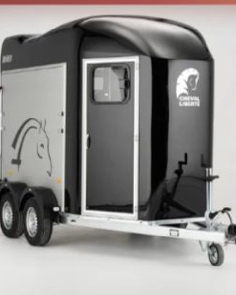 Cheval Liberté Gold Origins two-horse trailer — vehicle prize of the EquiAction charity lottery.