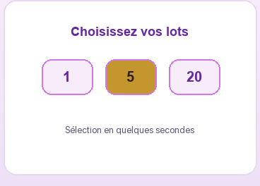 The "Choose your prizes" block — selecting the number of tickets for the Imagine for Margo raffle