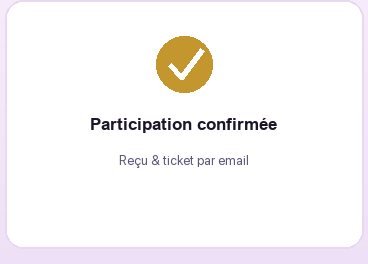 The "Fingers crossed" block — confirmation of an entry in the Imagine for Margo raffle, tickets sent by e-mail