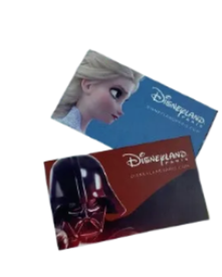 Two Disneyland Paris entry tickets, prize no. 7 of the La Tanière raffle