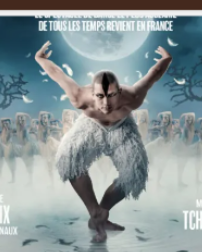Poster for Matthew Bourne's Swan Lake at La Seine Musicale, prize no. 10 of the La Tanière raffle