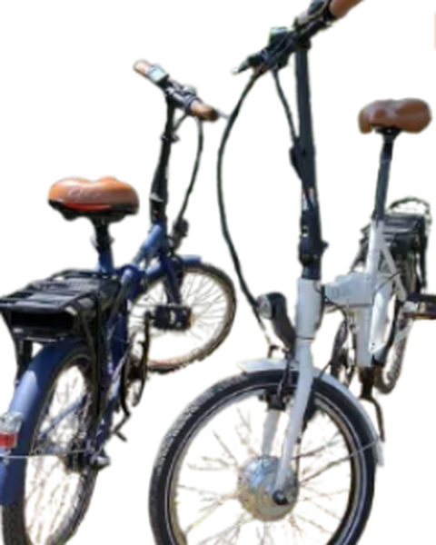 Two O2 Feel Peps folding electric bikes, prize no. 2 of the La Tanière raffle