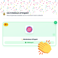 Ekran gratulacji wyświetlany po odblokowaniu odznaki.